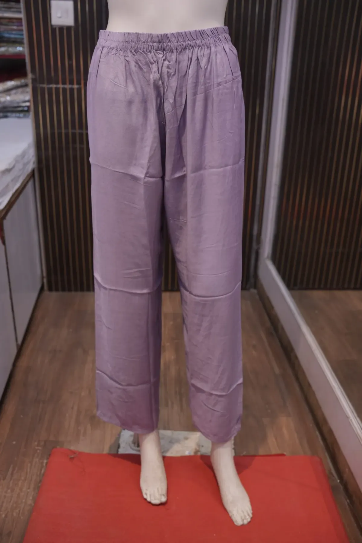 Lavender Bloom Embroidered Ethnic Suit Set thumbnail 5